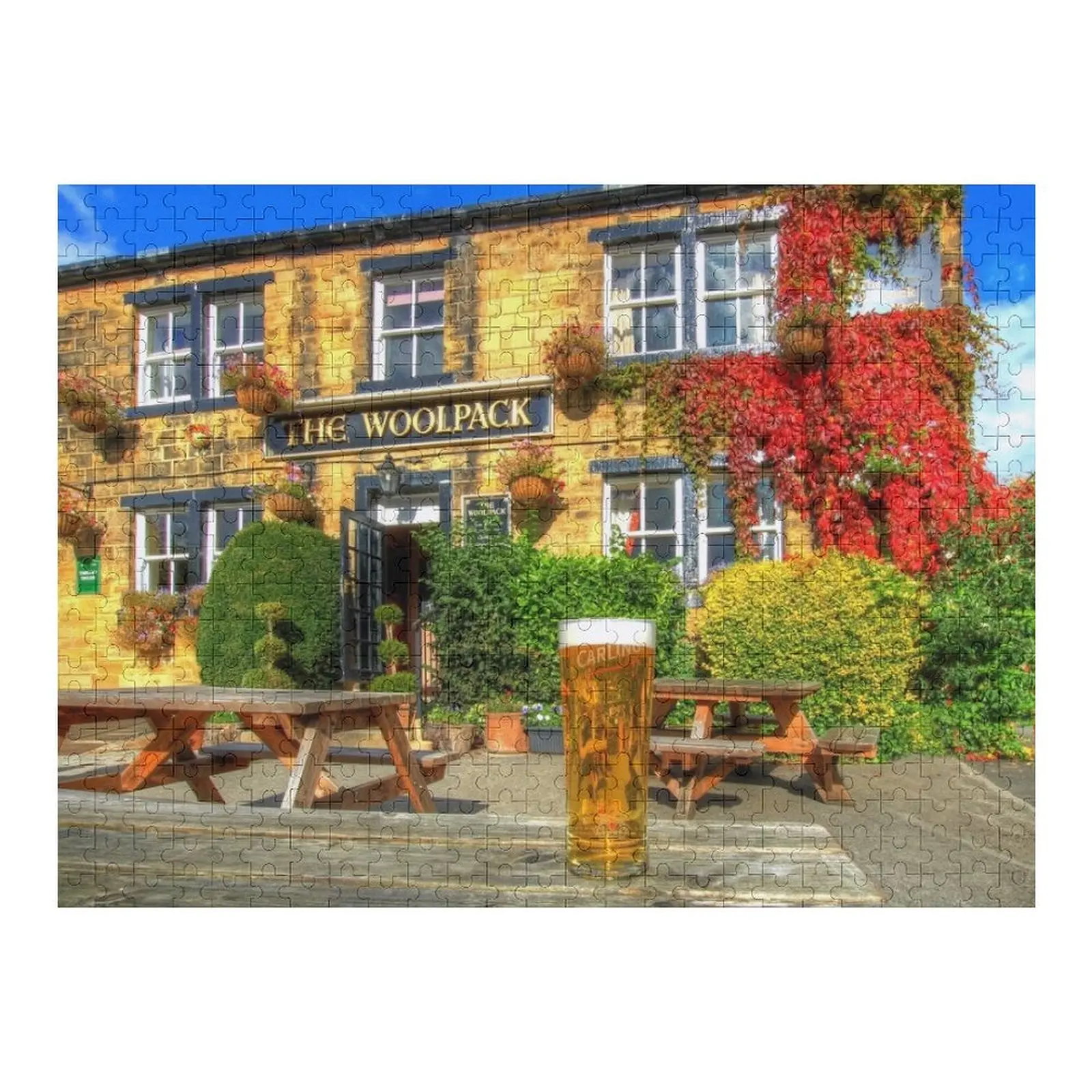 

Пазл Cheers From The Emmerdale Woolpack Esholt Woodens для взрослых, деревянные коробки, весы, двигатели, рождественские подарки, головоломка