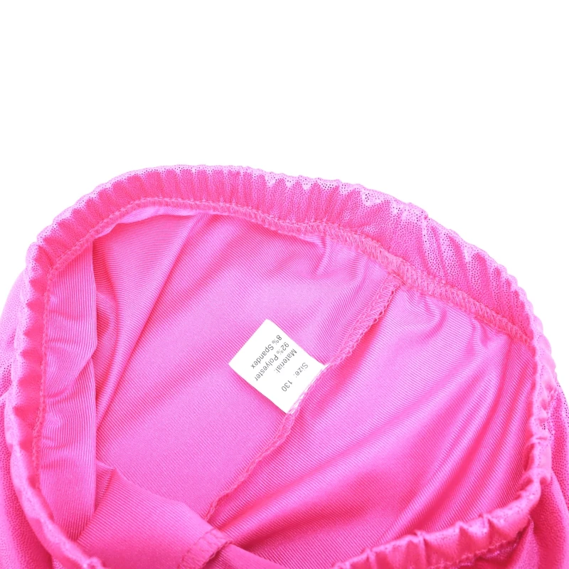 Girls Ballet Dance Pants Gymnastic Bright Bronzing Leggings High Elastic Breathable Tight Leggings Skinny Pants For Costume