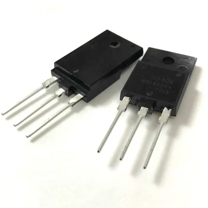MD1802FX MD1802 high-voltage NPN power transistor, used for standard definition CRT displays
