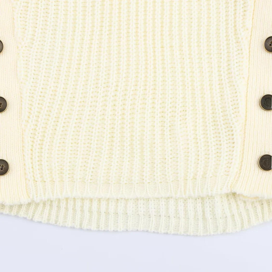 Women's Backless Halter Neck Knitted Top European American Style Fashion New Arrival Sleeveless Open Cardigan