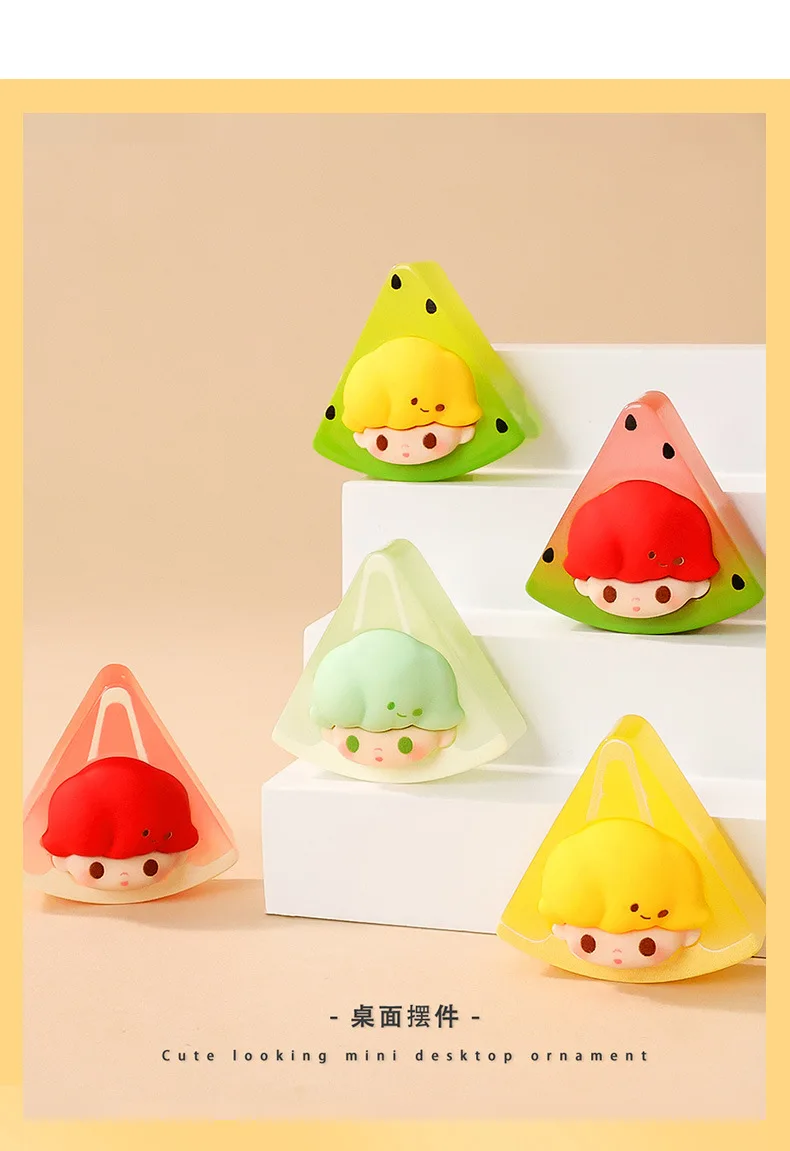 

5Pcs/Set Lovely Little Boy Fruits Anime Resin Diy Action Figure Decorative Pendant Desktop Kawaii Dolls Car Ornaments Toy Gift