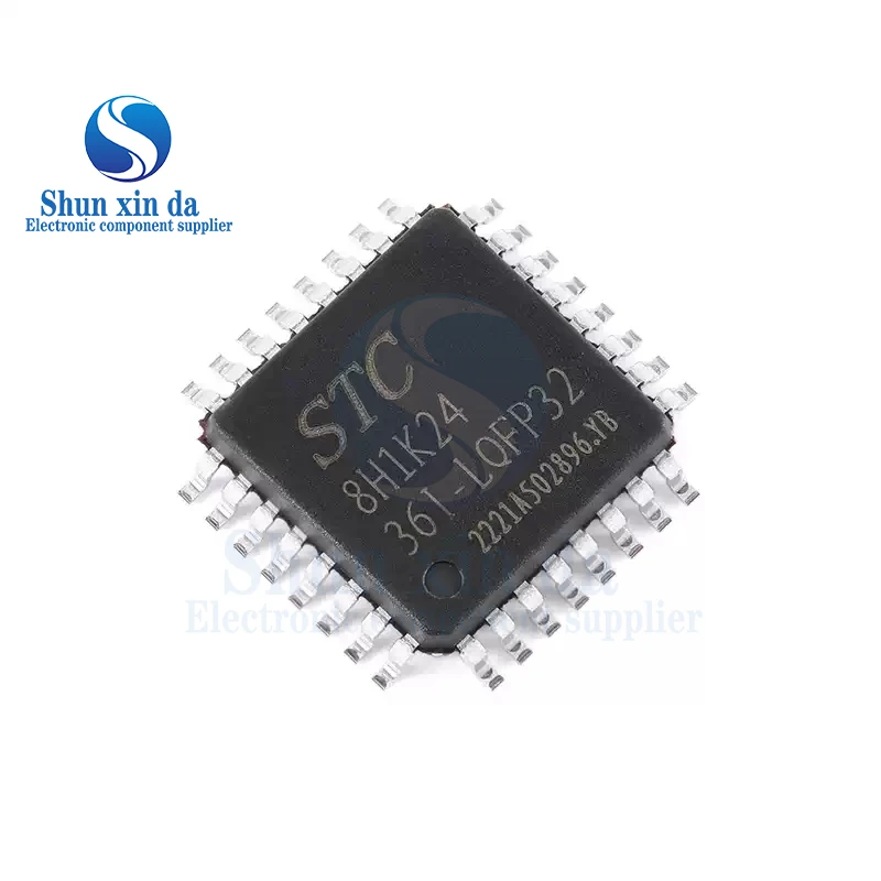 2pcs STC STC8H1K24 STC8H1K24-36I 8H1K24 LQFP32 1T 8051 Microprocessor IC Chip Brand New Authentic