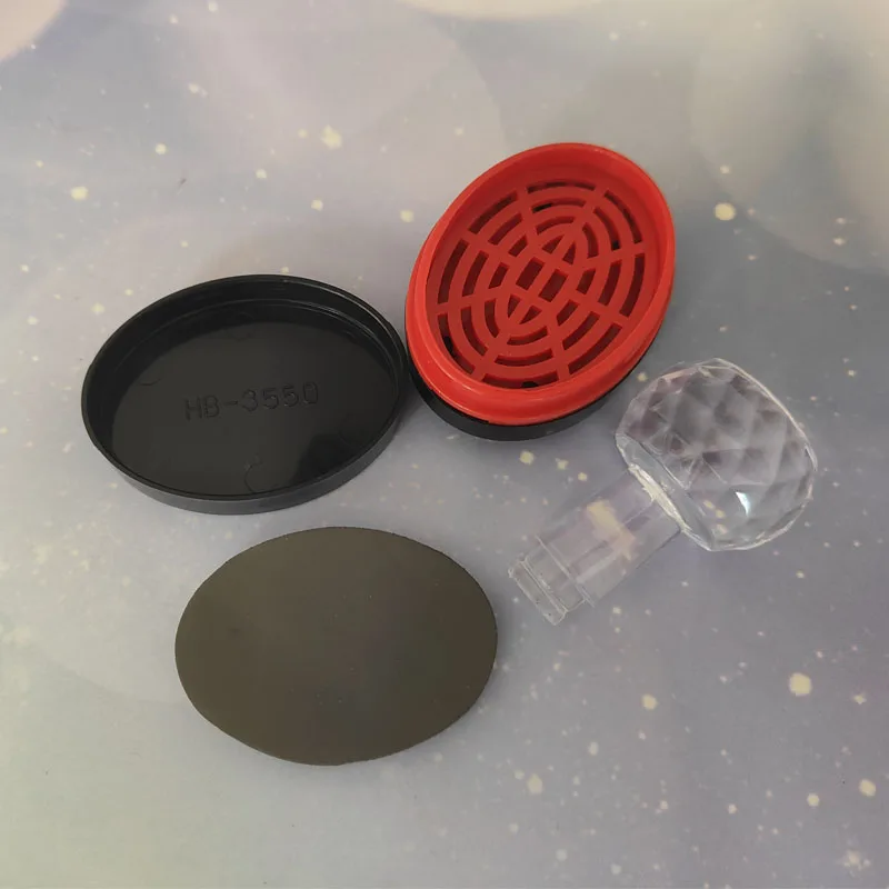 10PCS 30x45mm 35x50mm Blank Seal Round Oval Stamp Logo Self Inking Stamp Photosensitive Ink Stamp DIY Professional Designer