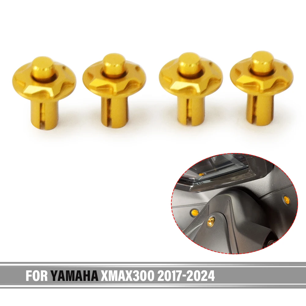 

FOR YAMAHA XMAX300 2017-2024 2023 2021 Front Decoration Screw Air Filter Decorative Cover Front Decoration Quick Release Screw