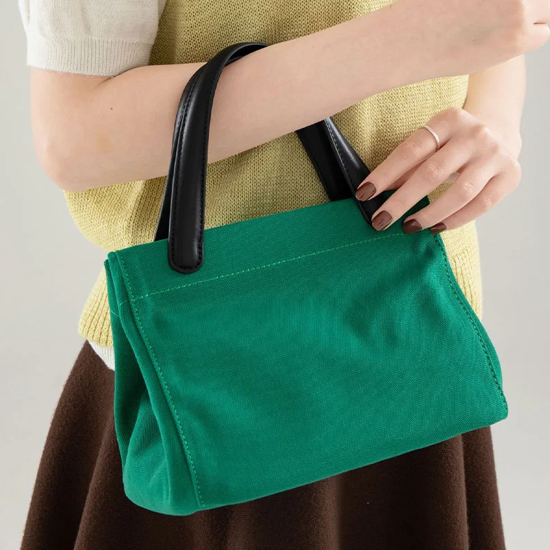 

New retro frosted suede French style women's handbag luxury large capacity commuting design shopping bag 2025 canvas armpit bag