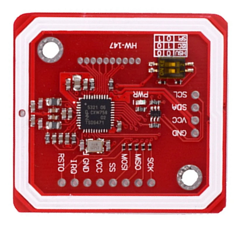 Fufu novo módulo sem fio pn532 nfc rfid v3 kits de usuário leitor escritor modo ic s50 cartão pcb antena i2c iic spi hmu