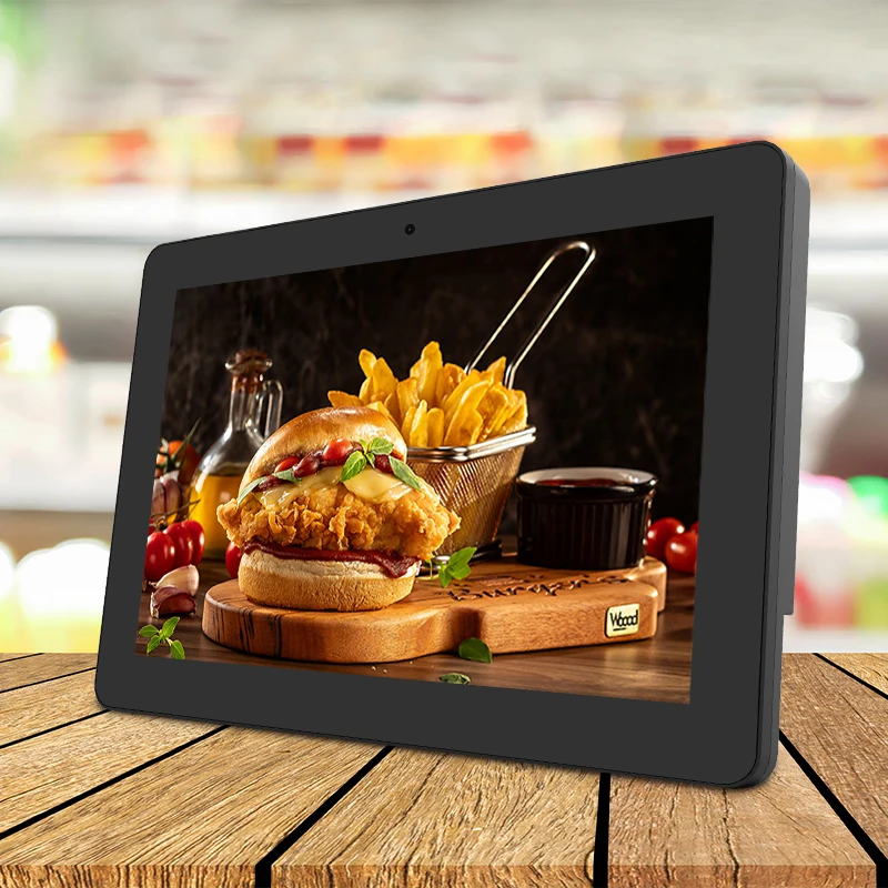 WF1036T 10.1 inch advertising tablet menu restaurant tablet RK3566 Android 11 wall mount smart display  nfc poe android tablet