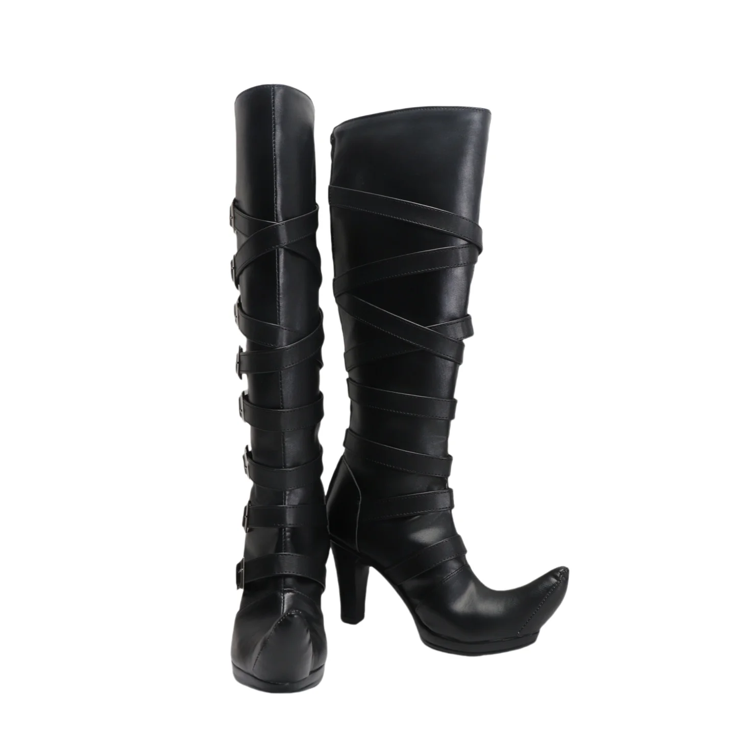 アニメ死神アンダーテイカーコスプレ靴ブーツアンダーテイカーアンダーテイカーコスプレ靴ハロウィンパーティー用大人女性男性