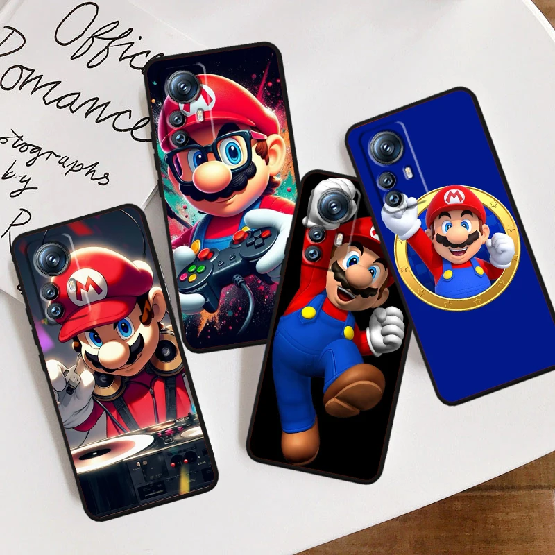 

Supers M-Marios Fashion Art Cool For Xiaomi Mi 14 13T 13 12T 12 11T 11i 11 10T 10 Pro Lite Ultra 5G Black Soft Phone Case