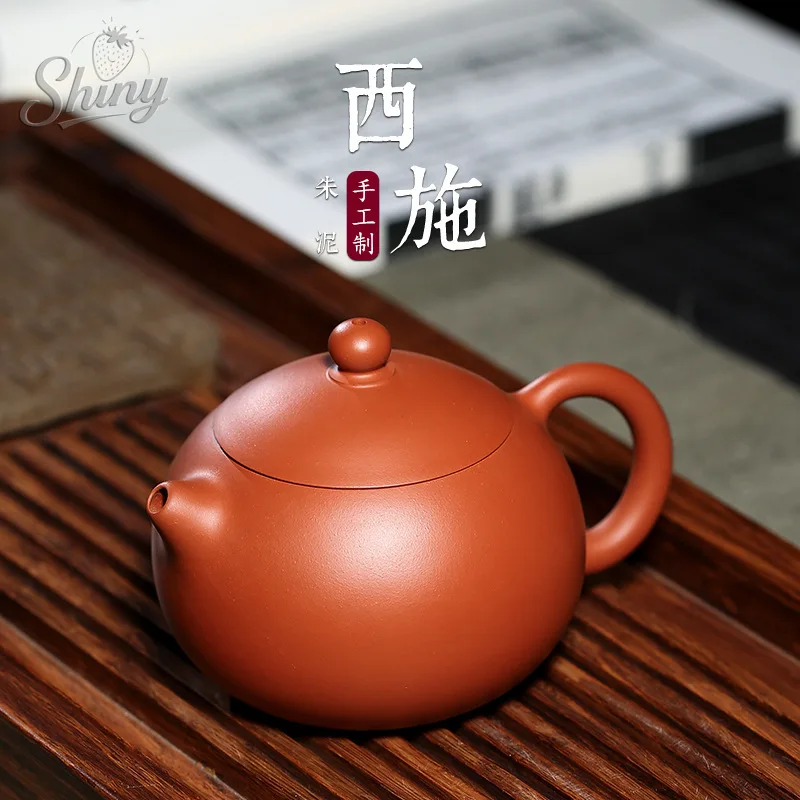 

Original Mine Yixing Zhuni Xishi Zisha Pot Handmade Light Plain Traditional Teapot Household Kung Fu Teaware