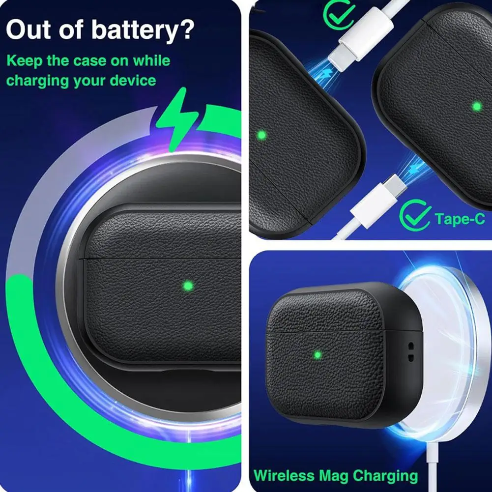 Funda blanda para Airpods Pro 3, funda protectora con cordón, protección contra caídas, resistente a golpes, funda suave de TPU para Airpods Pro 3 F7G1