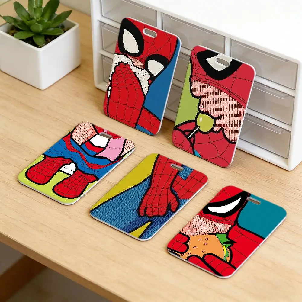 

Забавный брелок-держатель для ID-карты с изображением Человека-паука, для удостоверения сотрудника, для рабочего пропуска в офисе