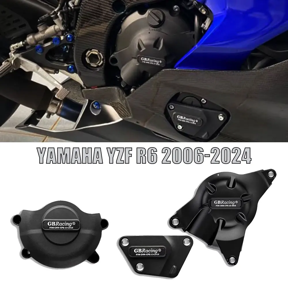 

Motocrosss Engine Cover Protection Fits for Yamaha YZF R6 2006-2024 R6 accessories