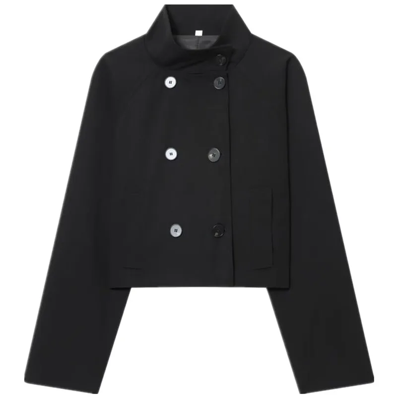 Inverno 2025 Faion da donna collo alto lungo Sve ort doppio petto Jaet nuovo arrivo versatile cappotto da donna Ele