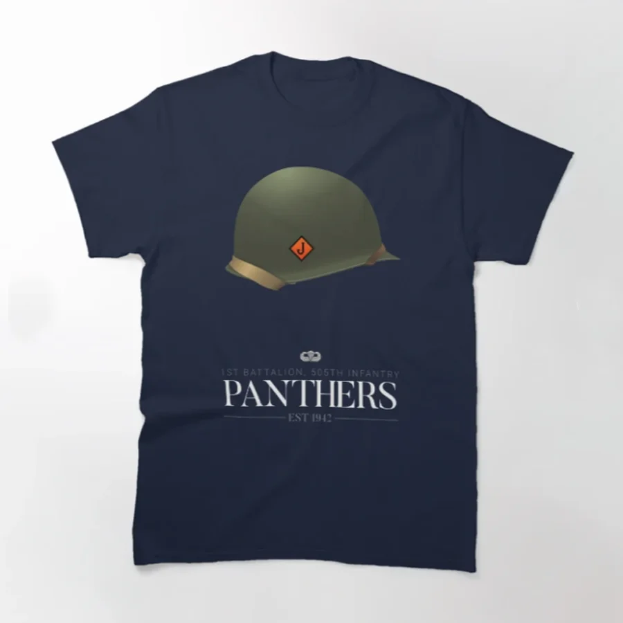 1st Battalion, 505th Infantry Regiment - Panthers T-Shirt 100% Cotton O-Neck Summer Short Sleeve Casual Mens T-shirt Size S-3XL