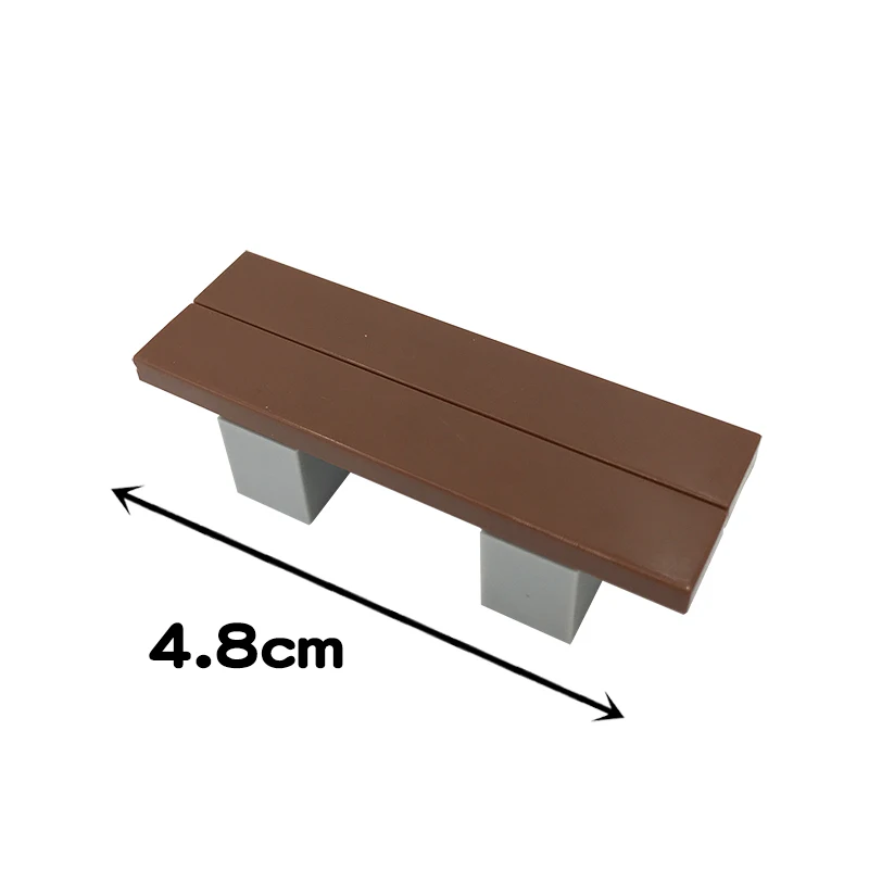 Compatible With LEGO MOC Small Particle Building Block Long Back Chair, Double Chair, Bamboo Chair, Table And Chair Combination