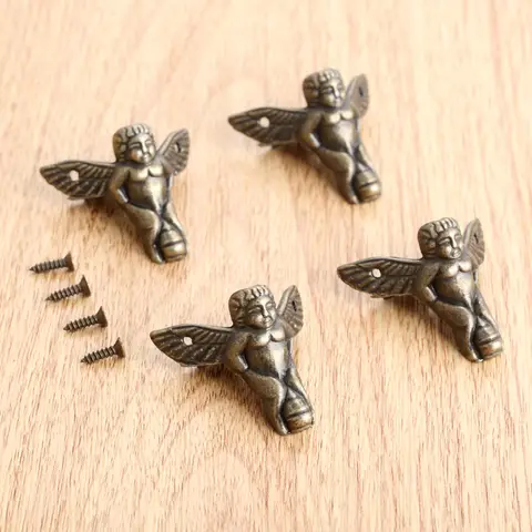 16pcs 아기 안전 빛나는 실리콘 수호자 테이블 코너 가장자리 보호 커버 전기 소켓 어린이 Anticollision 가드 11_하트알리 주얼리 가슴 선물 상자 나무 케이스, 장식 발 다리, 30*27mm 모서리 보호대, 나사 포함 지지 브래킷, 4 개