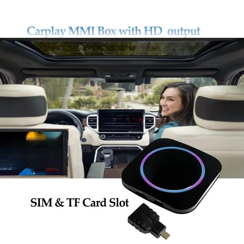 

8-core Carplay d box MK808 4+64GB with HD out for wired carplay to ix play CP/AA adapter