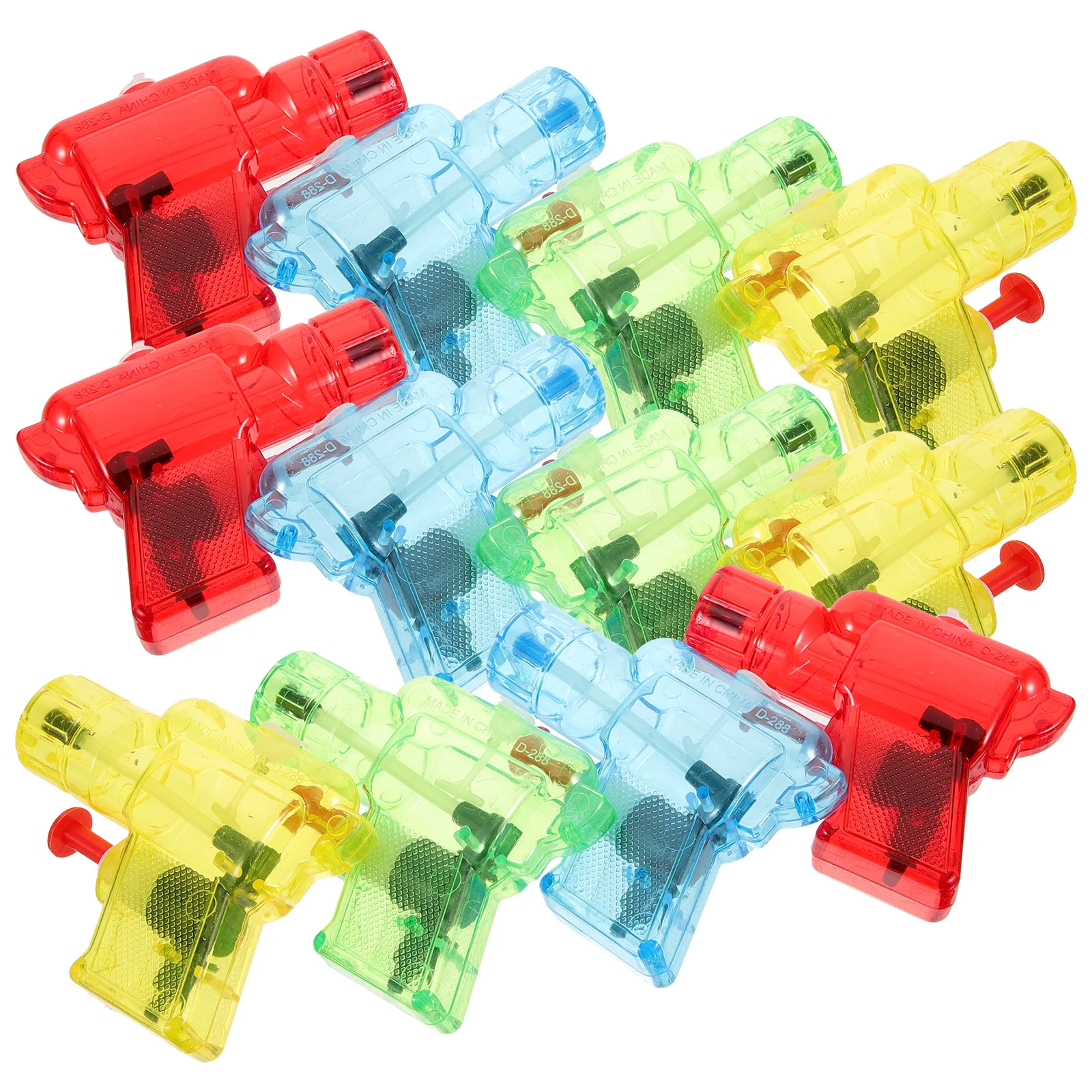 12pcs Small Water Soaker Toys Funny Play Water Toy Creative Summer Beach Playthings Bath Toys for Kids Children (Random Color)