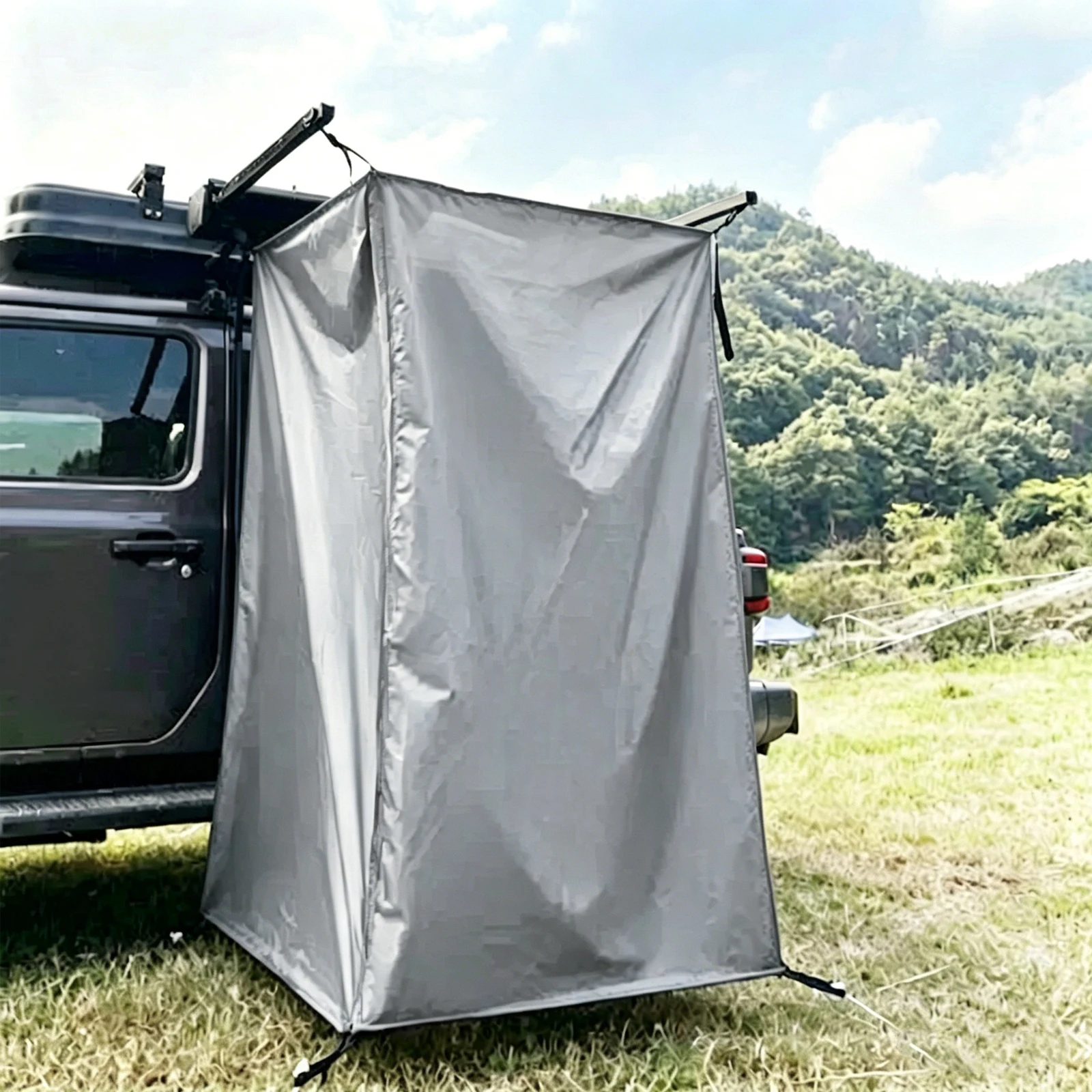 

1pc Portable Shower Tent Car Side Shower Tent 100*100*180cm for Camping, Beach, Road Trips Oxford Cloth Portable Privacy Shelter