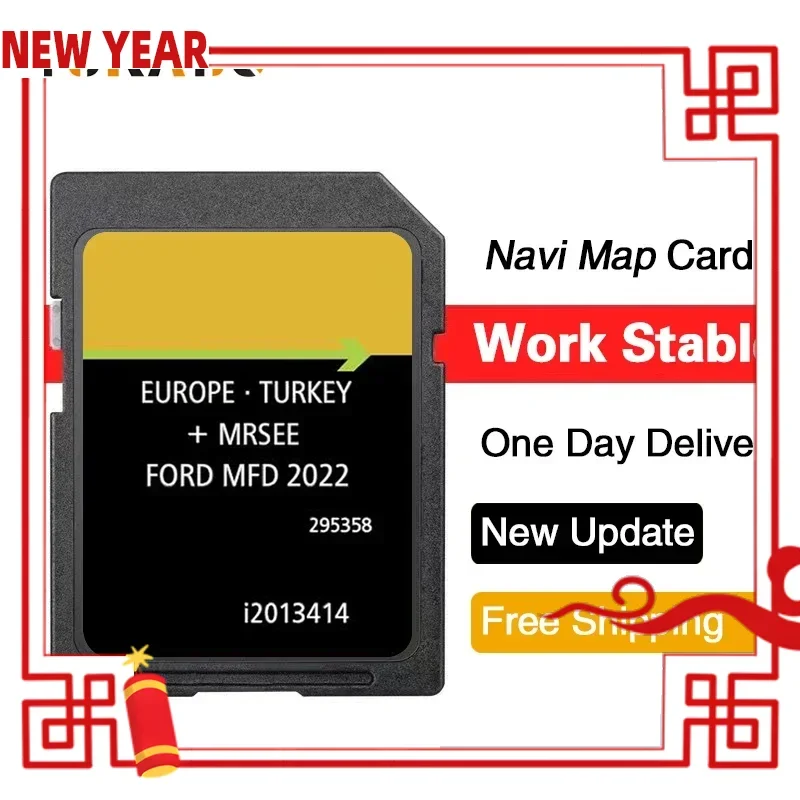 

Free Shipping SD Card GPS for Ford MFD V11 Europa 2022 Map Navigation SD Card Fit Eco Sport C-Max Car