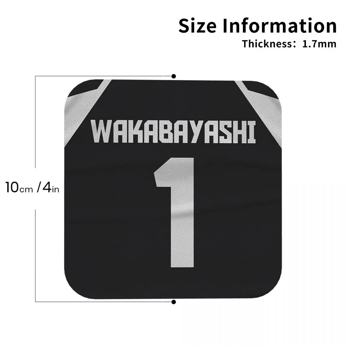 

Genzo Wakabayashi Капитан Цубаса Подставки Кожаные салфетки Водонепроницаемые изоляционные кофейные коврики для подушечек Набор из 4 шт.