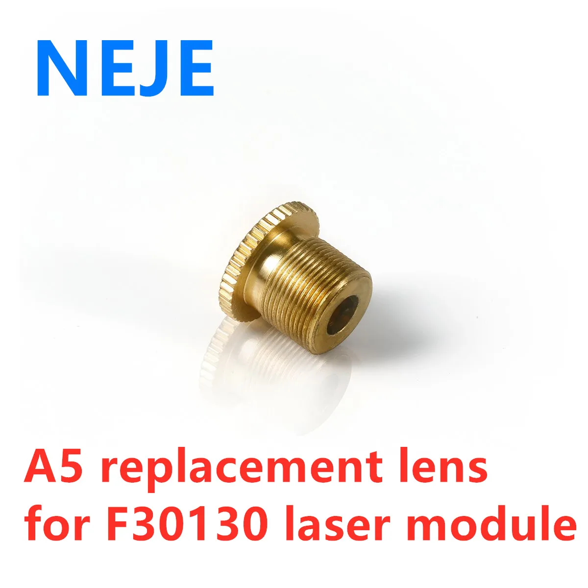 NEJE-A5 Lente de substituição, comprimento focal fixo plano convexo, módulo laser, F30130