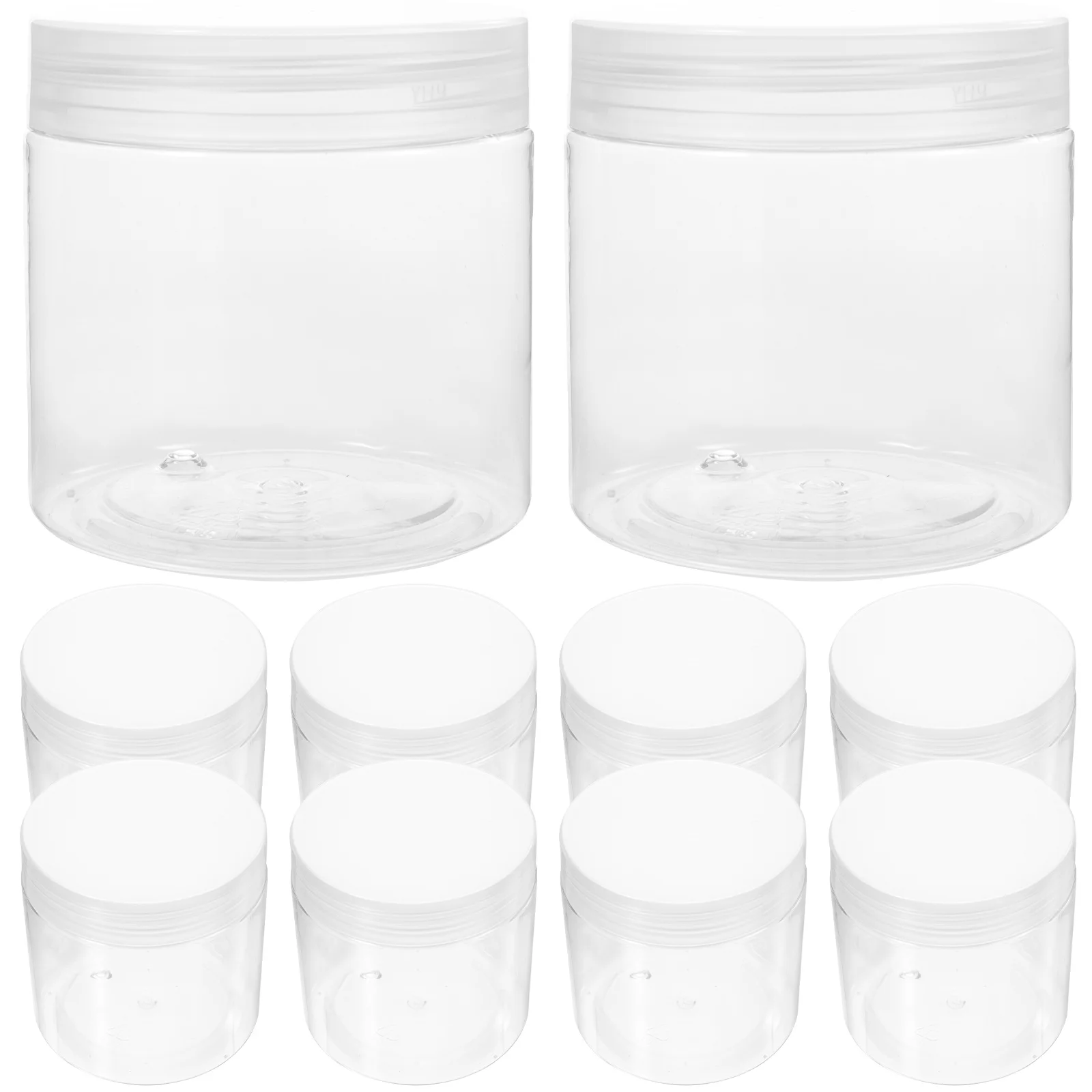 

10pcs Sealing Storage Pet Food Container Transparent Leak-Proof Box Powder Sugar Tea Cereals Candy Coffee Beans Dry Nuts Kitchen