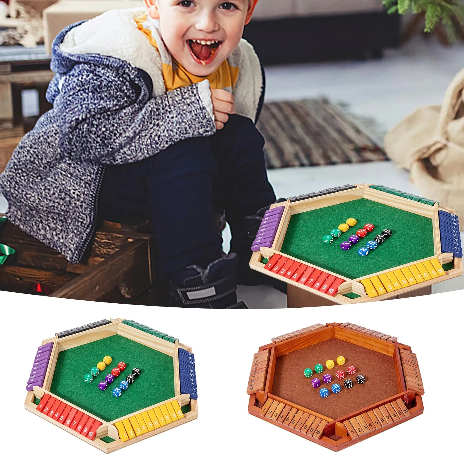 

Игра для малышей 2-4 лет Brain Shut The Box Game для 1 6 игроков Красочная 6 деревянных досок Коврик для фортепиано 32 дюйма Коврик для игры на клавиатуру