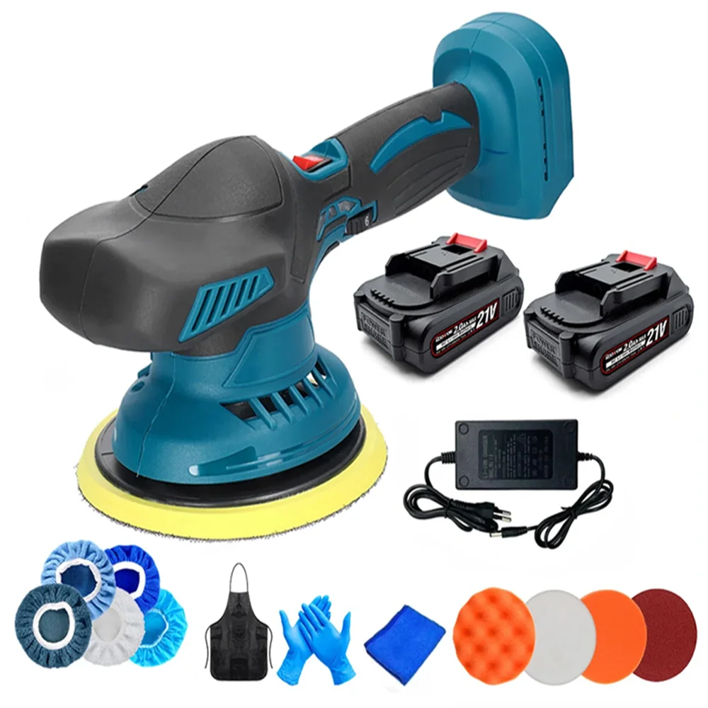 

Cordless Car Polisher 6 Gears Electric Polisher Wireless Automobile Car Polishing Sealing Glaze Machine For Makita 18v Battery