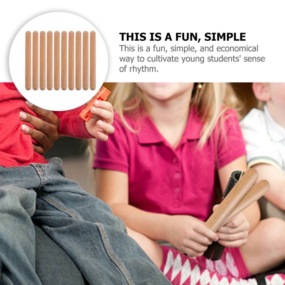 

12pcs Rhythm Sticks Percussion Musical Instruments Kids Educational Toys Children Early Educational Toys Portable