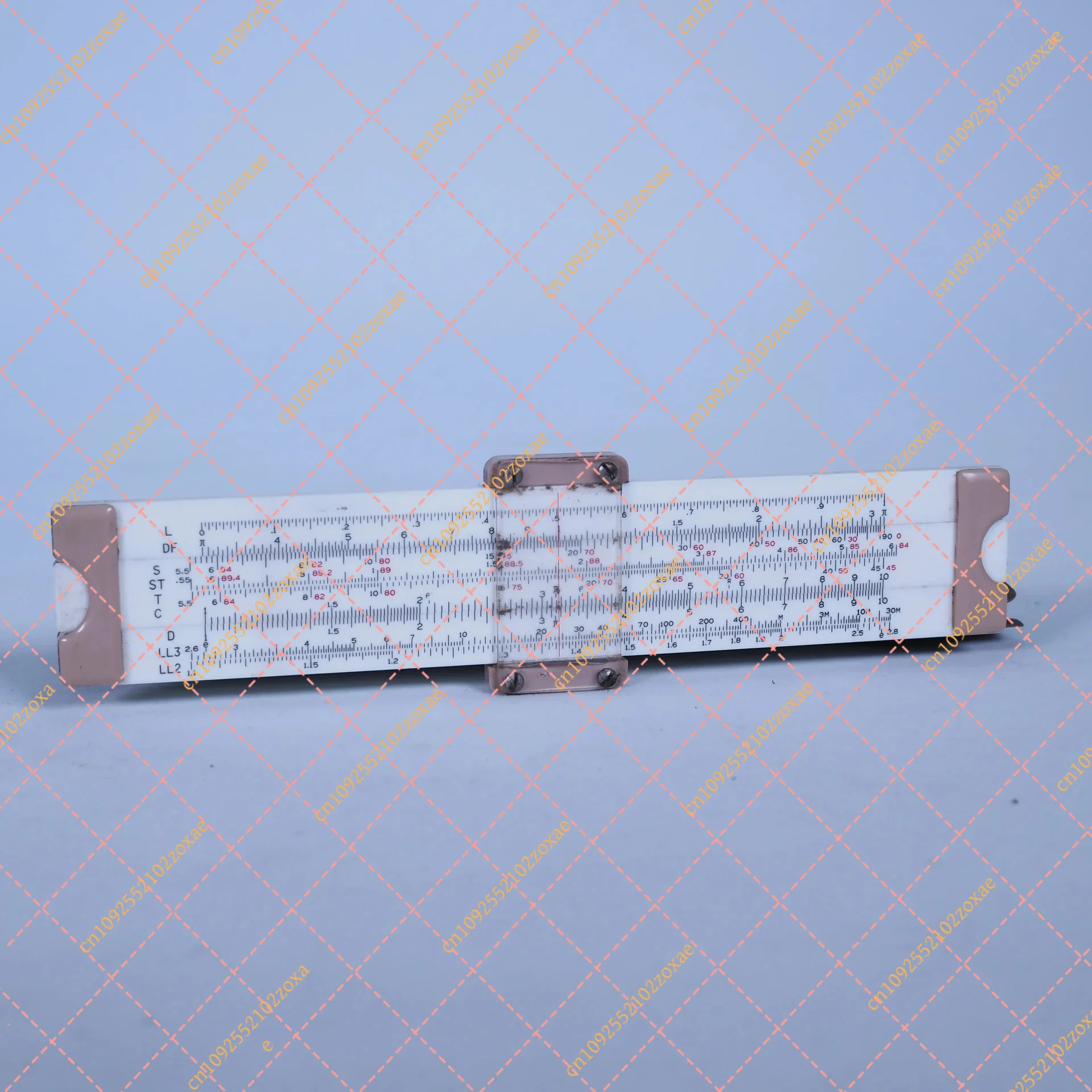 Vintage Logarithmic Slide Rule 1960s 70s Retro Math Calculator Antique Desk Ornament Nostalgic Collectible Folk Art Decor Gift