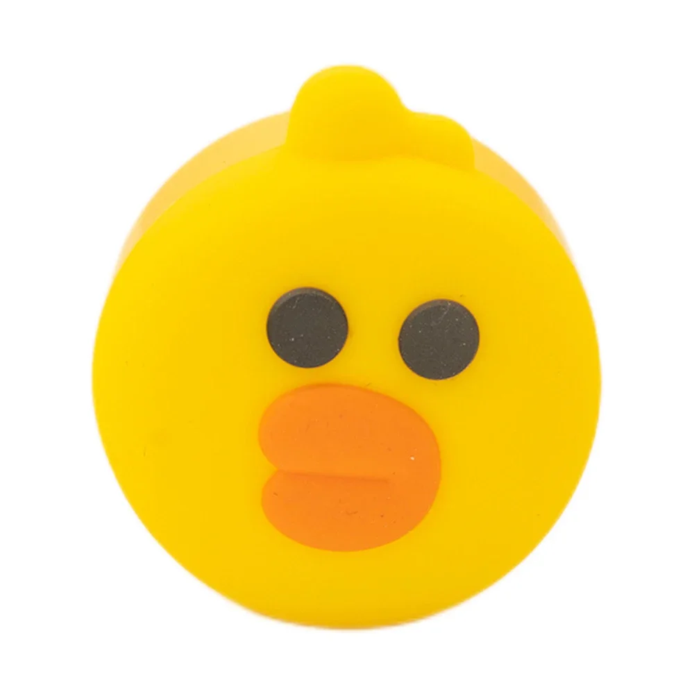 Silicone Container Wax Jar Box Yellow Duck Style for Oil Box Easy To Hold and Carry