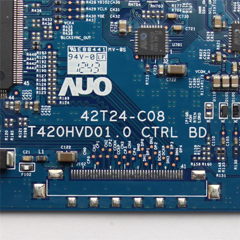 Tcon 보드 정품 Tcon 보드, T420HVD01.0 CTRL BD 42T24-C08, 42 인치, 46/55 인치 TV 교체 보드, 무료 배송