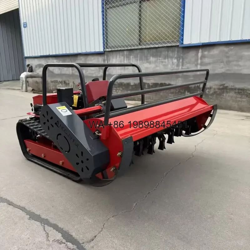 Wmwmnu Control Crawler Lawn Mower Tracked Grass Cutter All Terrain Slope Mowing CE Certified for Farm