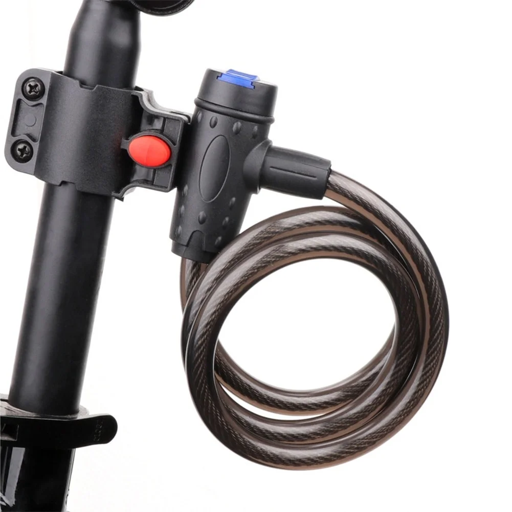 

Bike Cable Lock With 2 Keys Anti-Theft Steel Wire Security Lock Round Cycling Lock For Bicycle Mountain Bike Road Bike Scooter