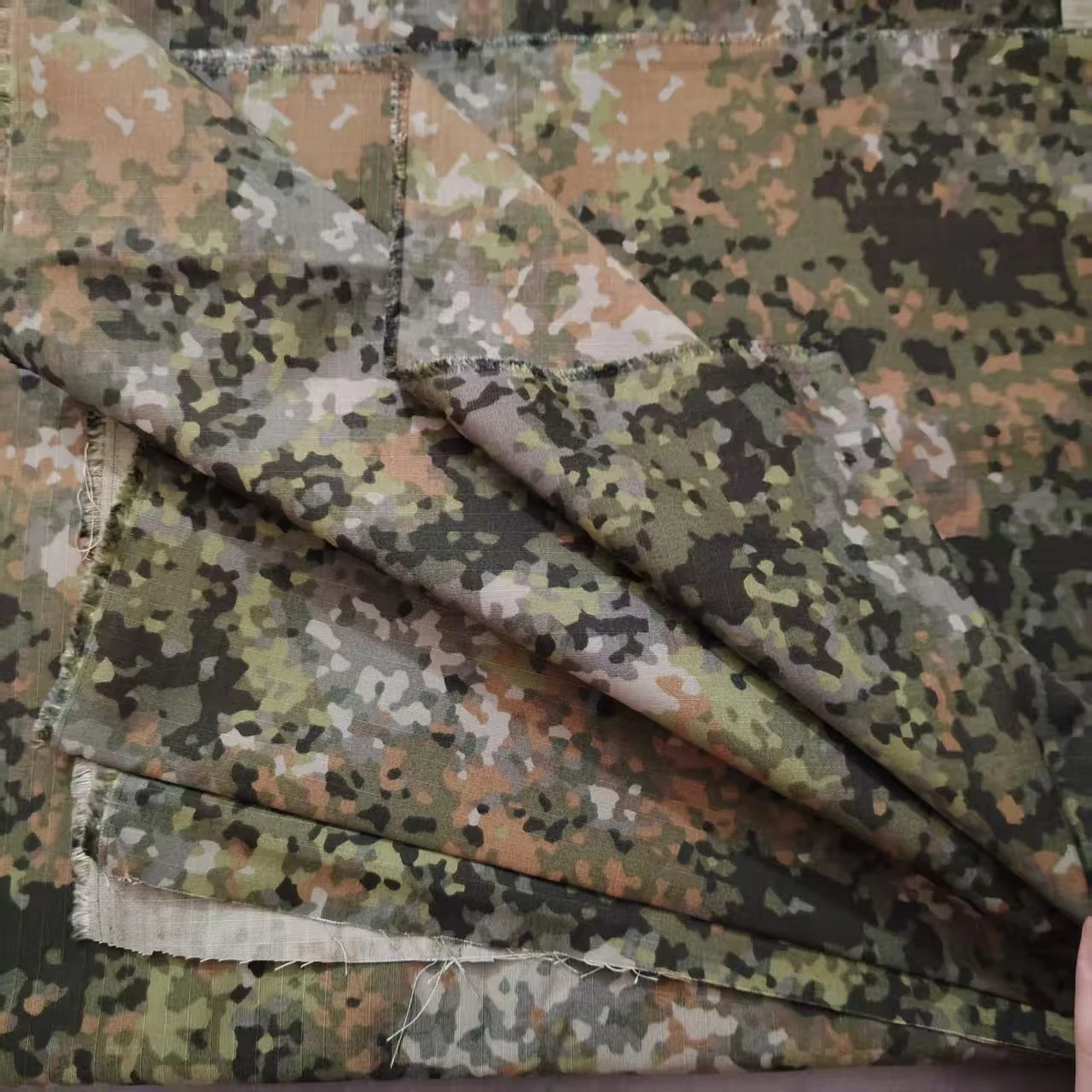النايلون القطن جديد الهولندية NFP التمويه منقوشة القماش مقاومة للاهتراء تنفس مزق وقف مكافحة الأحمر النسيج التكتيكية موحدة القبعات DIY بها بنفسك
