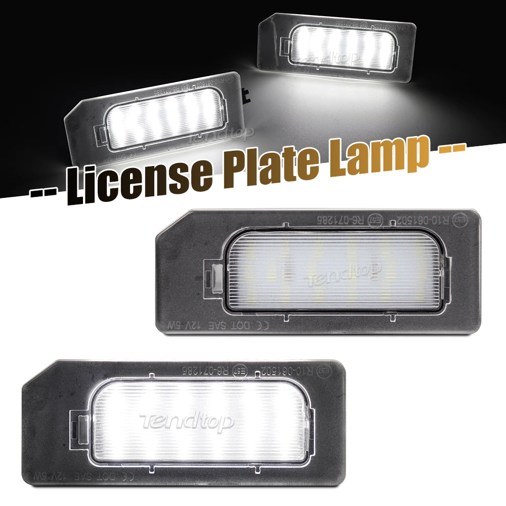 LED Number License Plate Light  Canbus  White Auto Lamp For Mistubishi ASX Outlander Sport RVR PHEV 2011-2020