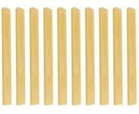 10X Sillín de guitarra de hueso sin blanquear 85x3.5x10mm para puente y rueda de guitarra, para luthier