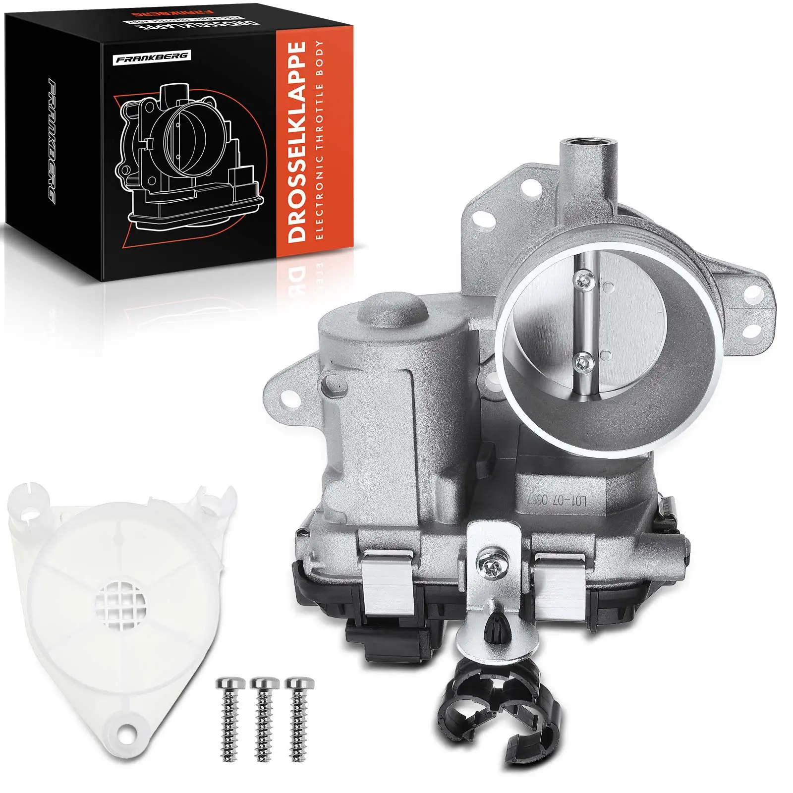 Frankberg 1x Gasklep gasklephuis voor Citroën C3 II Nemo Peugeot 206 9653909680 163632 6002052004 9685879480