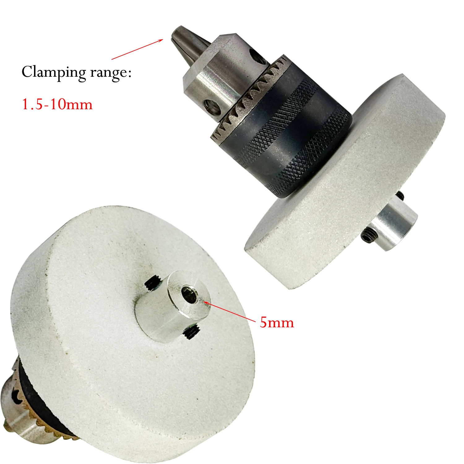 775 Motor To Electric Drill Wheel Assembly 1.5-10mm Chuck M10x1.5 Threaded Hole To Converts 775 Motors For Various Drill Bit