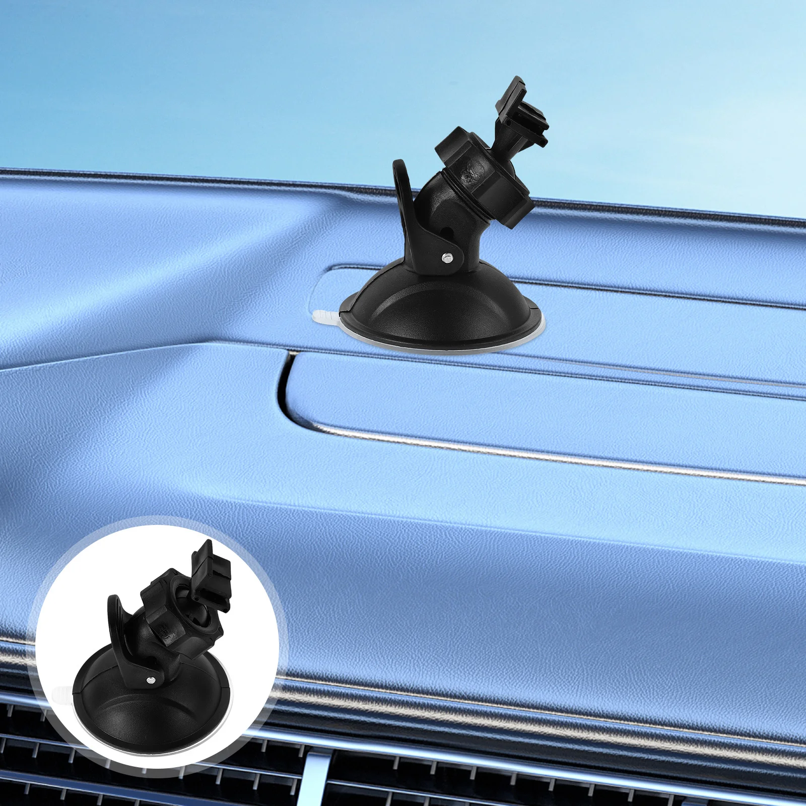 

1pcs Universal Suction Cup Mount For Car Dash Cam Action Camera 360 Degree Rotatable Bracket Windshield Dashboard Durable