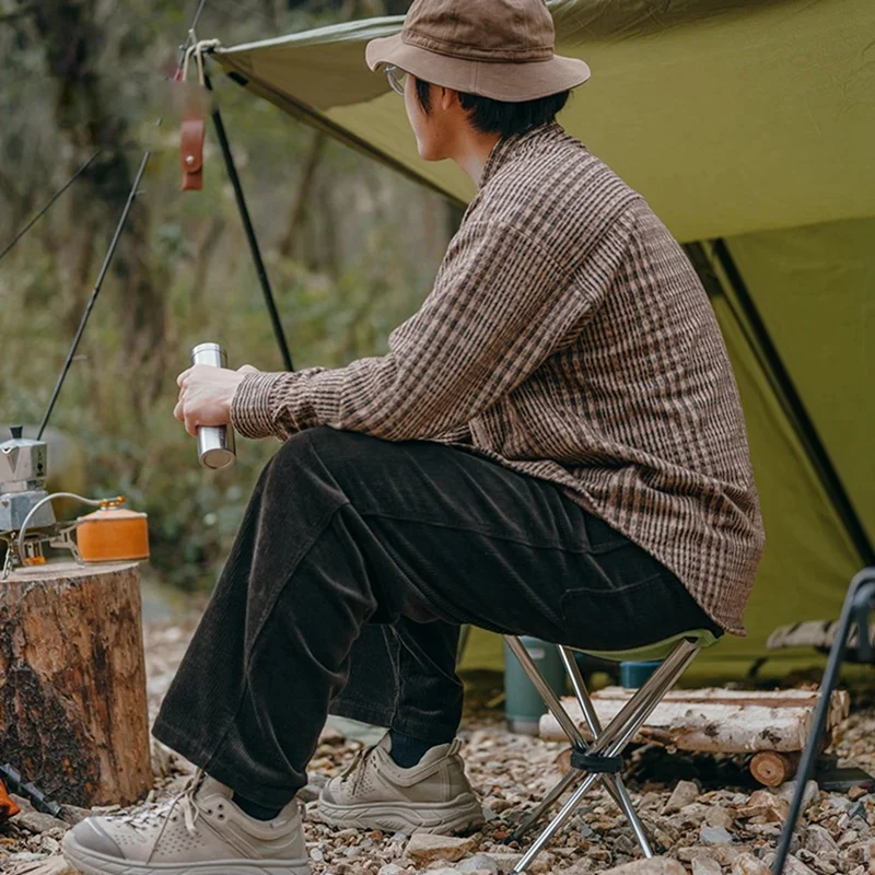Camping Chairs Folding Ultralight Foldable Hiking Mini Chair Outdoor Travel Fishing Chair image 2