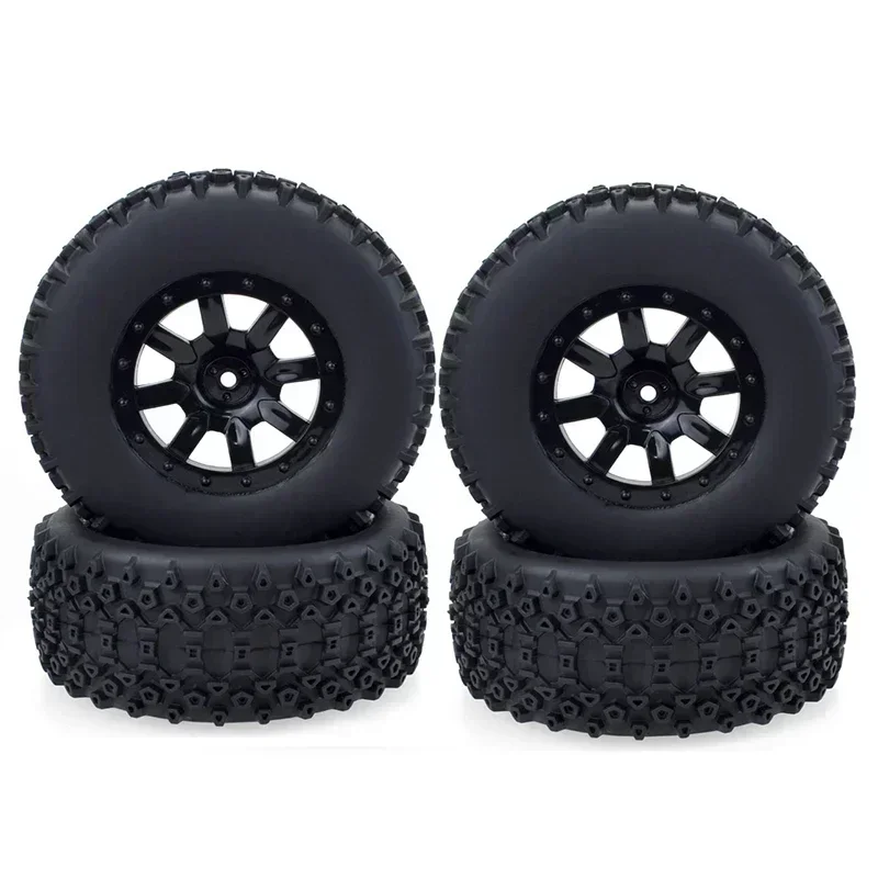 

ZD Racing RC Wheel 1:10 Short Course Truck Tires Set 12mm Hub Hex For Traxxas Slash HPI VKAR Redcat HSP