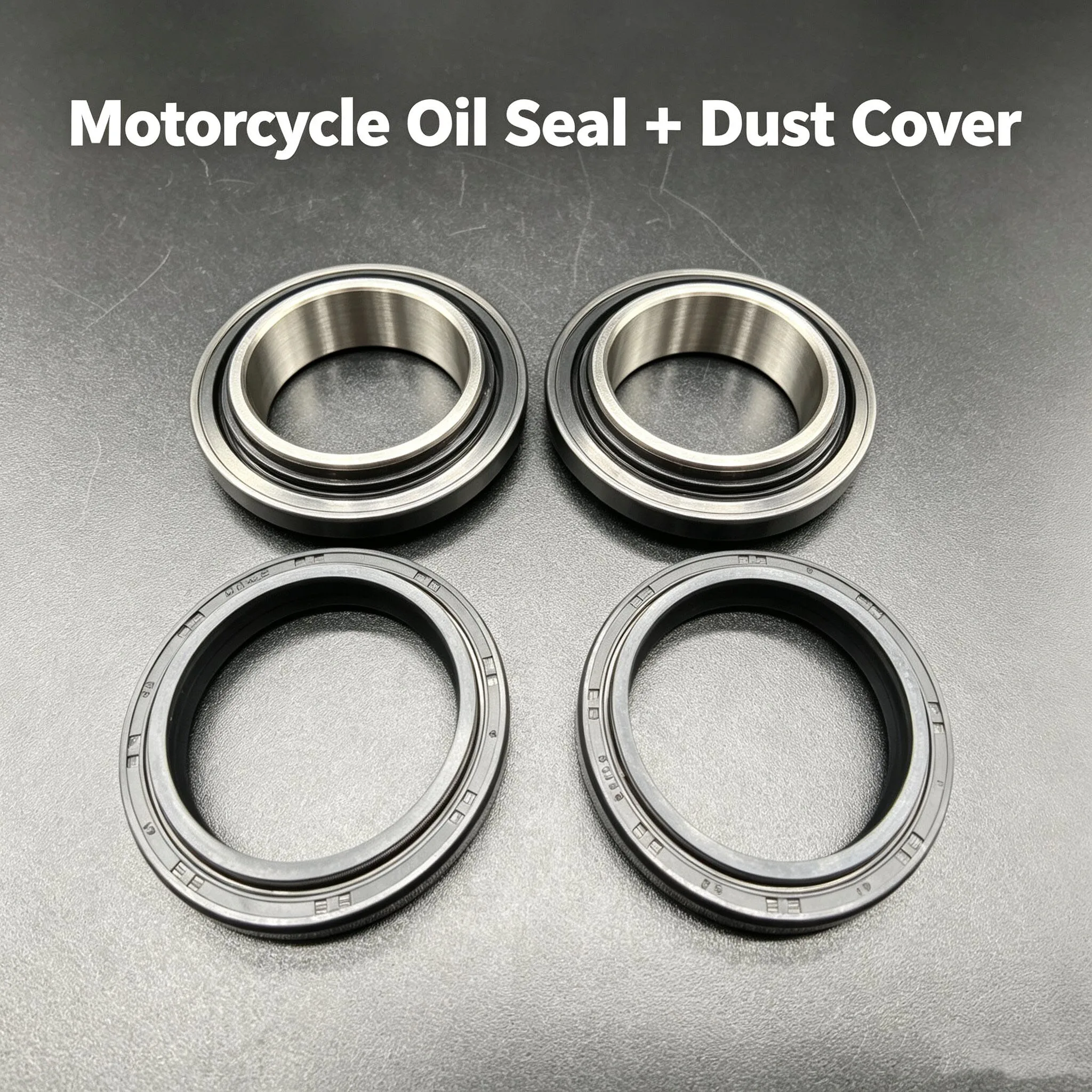 Front Shock Absorber Oil Seal for Honda XR 250 R 1986-2004 FJS400 2009-2013 FJS600 2001-2010 FSC600 SILVER WING 2002