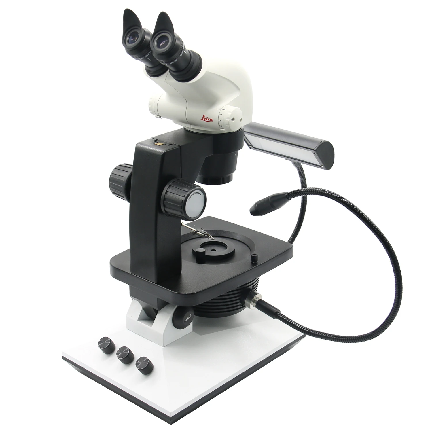 10X-64X Swing Arm Stereo Gemstone Microscope With F01 Binocular S6E Lens FGM-R6S-01