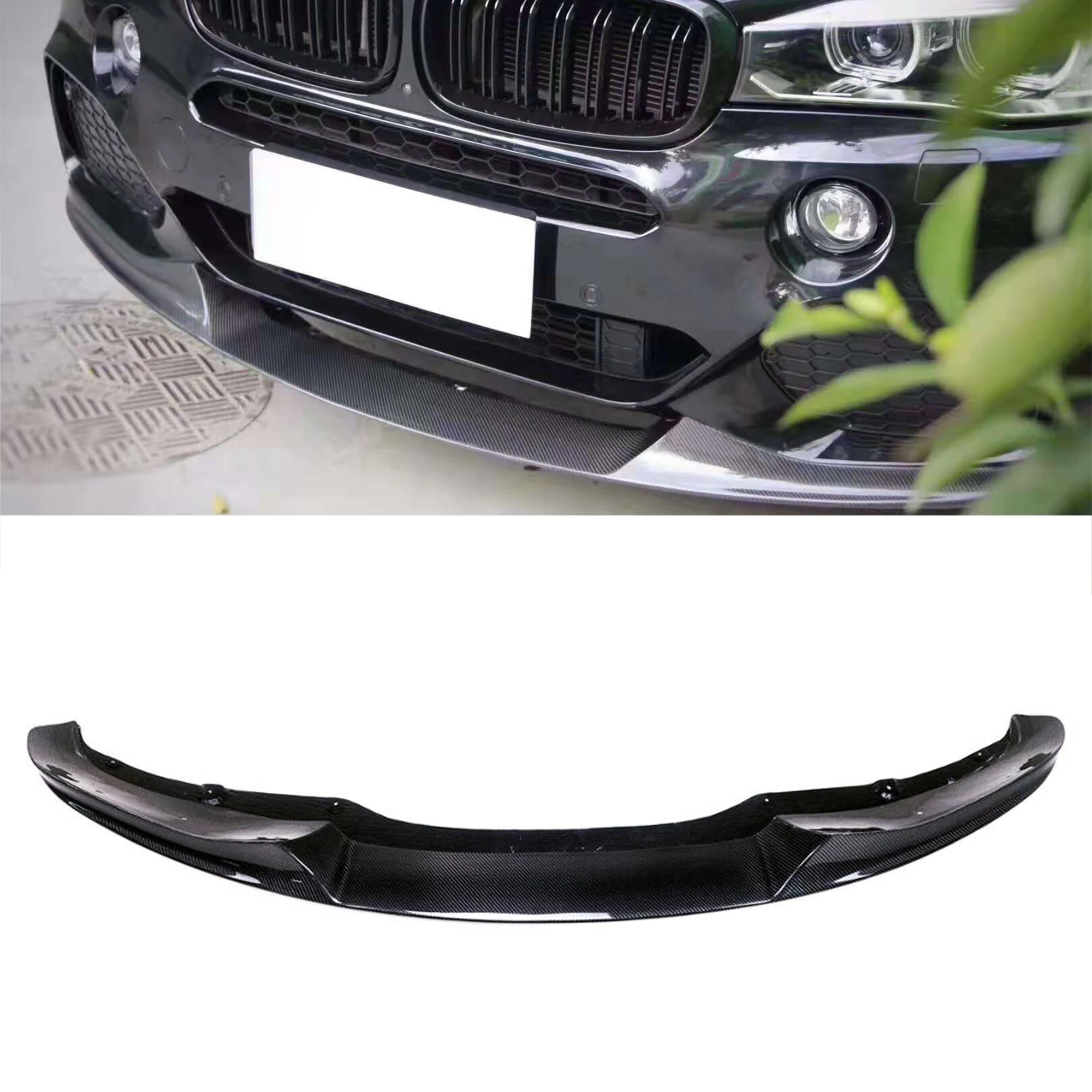 

F15 X5 M Tech MP Style Carbon Fiber Front Bumper Lip & Rear Diffuser Perfect Fit