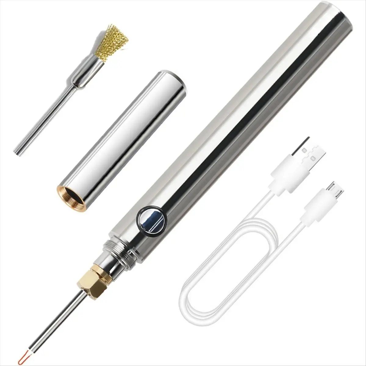 DT57 LATEST MODEL Rechargeable Thread Zapper Tool: Replaceable Tip for Finishing Threads Ends of Craft Beading,Embroidery, Leath