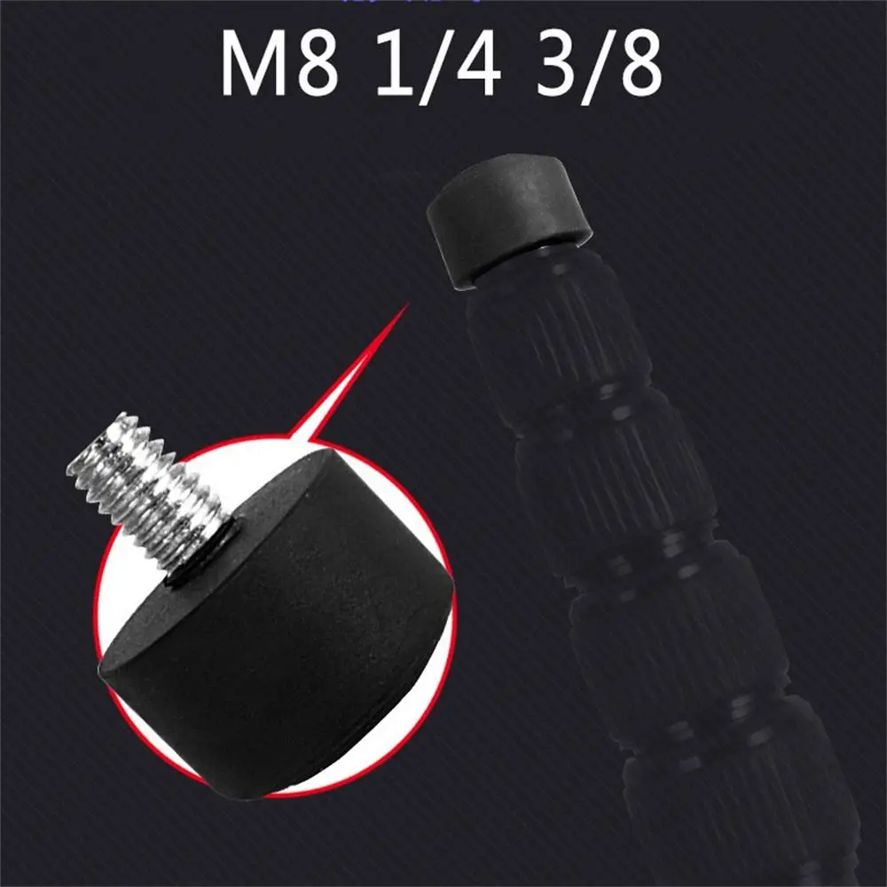Anti-slip Tripod Rubber Foot 3/8 1/4 Inch Feet Mount Monopod Foot Pad Tripod Adapter Rubber Spike Tripod Feet Mat