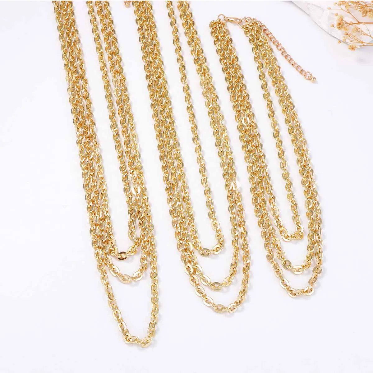 2025 New ZAA Multilayer Metal Chains Tassels Necklaces for Women Boho Jewelry Neck Accessories
